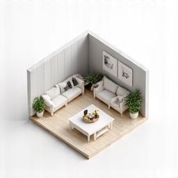 Icône de visualisation 3D